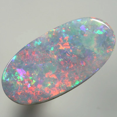 SOLID SEMI BLACK OPALS Floral Harlequin pattern, Bright red and green SEE VIDEO